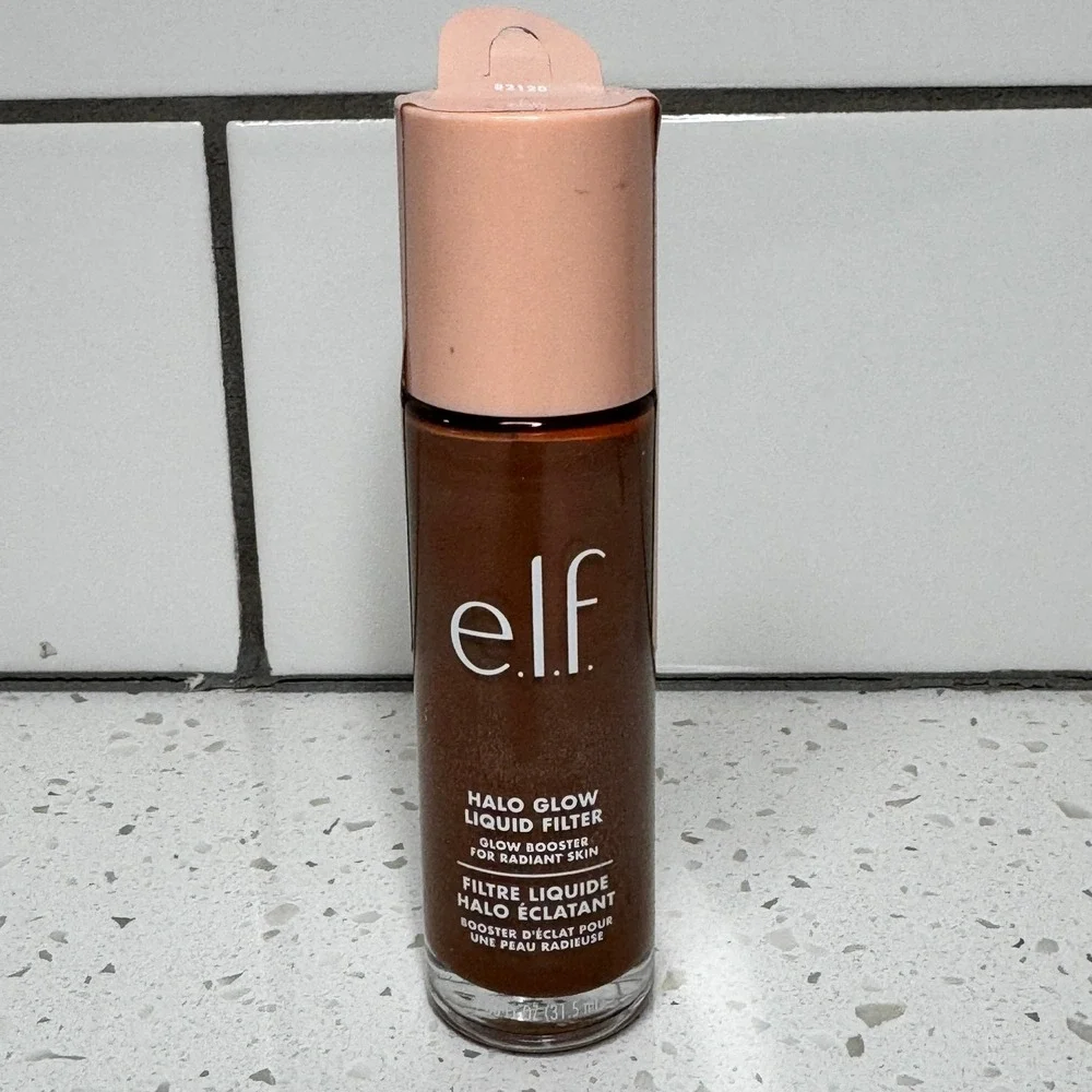 ELF Halo Glow Liquid Filter Glow Booster Shade 8 Rich 82120 Radiant Skin 1.06oz‎